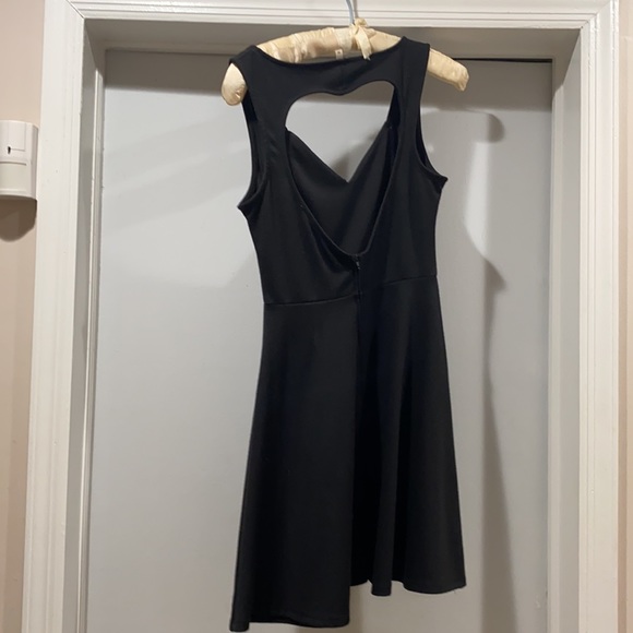 Kirra Black Dress with Heart Cutout on back. Size M. - Picture 2 of 2